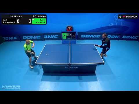 12:50 Yurii Shchepanskyi - Denys Shcherbak 28.09.2023 TT Euro.Cup  Ukraine Star.TABLE 4