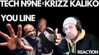 TECHNICIAAAAANS - Tech N9NE - You line ft Krizz Kaliko REACTION