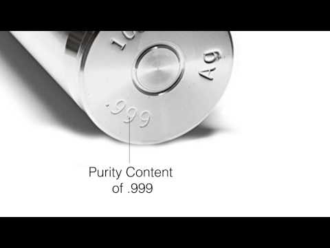 10 oz Silver Bullet  50 Caliber BMG