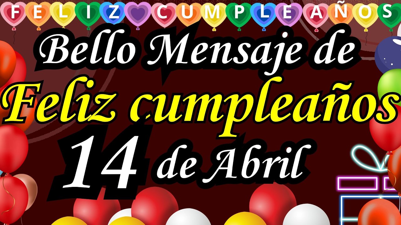 UN BELLO MENSAJE DE FELIZ CUMPLEAÑOS 🎁 CON MUSICA DE CUMPLEAÑOS FELIZ 🎁 [ MUSICA TRADICIONAL ]