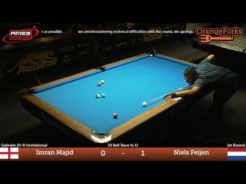 Imran Majid vs Niels Feijen ᴴᴰ | Deurne City Classic 2016 | Gabriels 10-ft Invitational