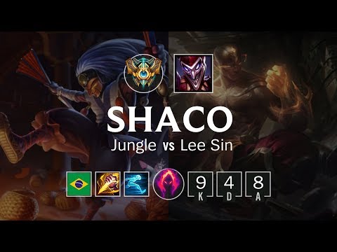 Shaco Jungle vs Lee Sin - BR Challenger Patch 8.23