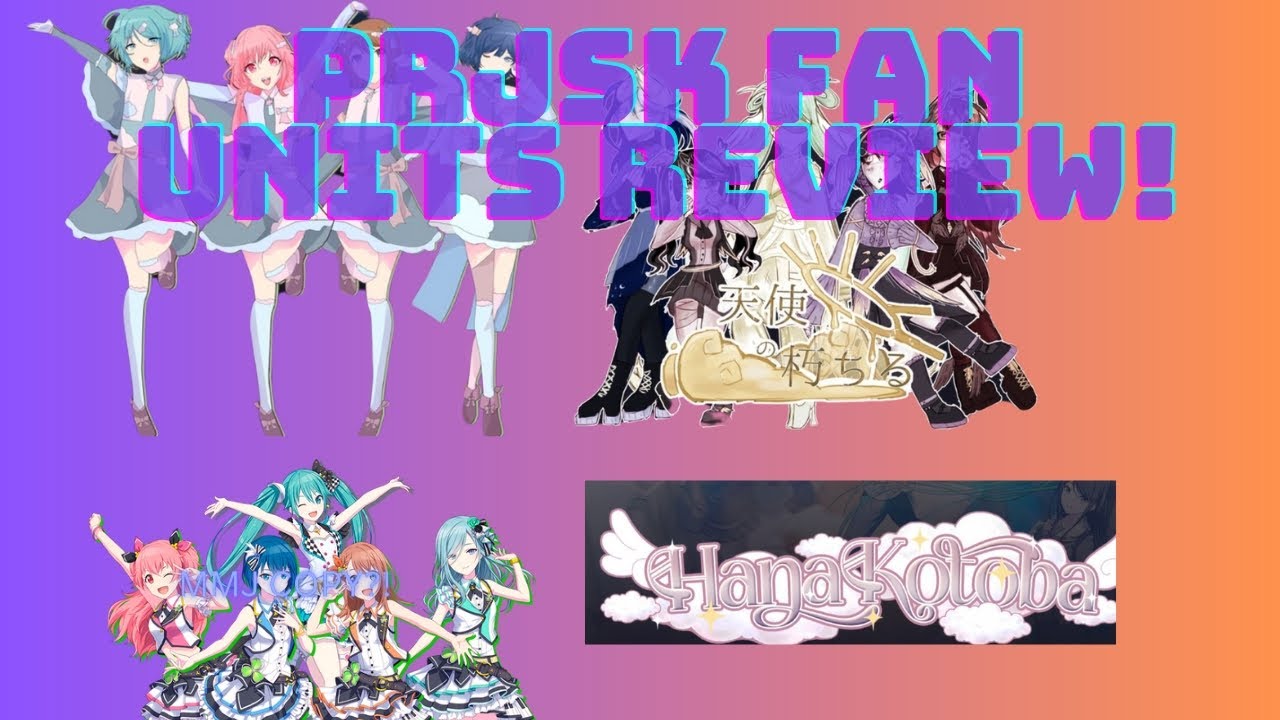 Viewing Project Sekai fan units!