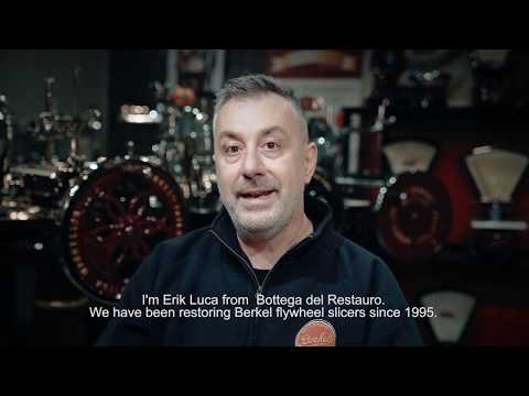 Apresentação La Bottega del Restauro com legendas em inglês