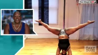 Too fat to pole dance? Roz says it's 'absolute crap'