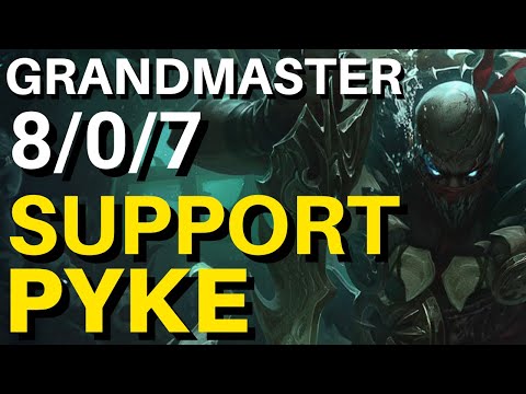 Pyke SUPPORT vs Leona - Grandmaster gameplay patch 11.2