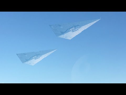 Star Destroyer Hyperspace Arrival VFX Shot