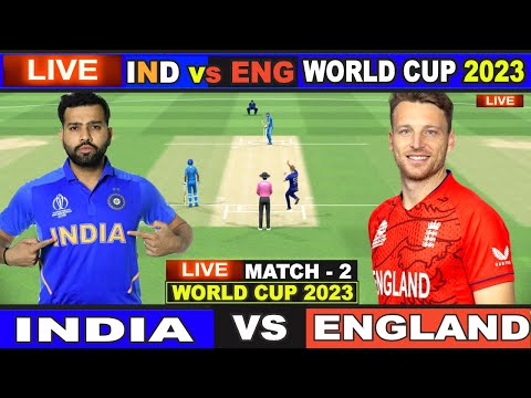 Live: IND Vs ENG - World Cup 2023 | Live Scores and Commentary | India Vs England | 1st Innings