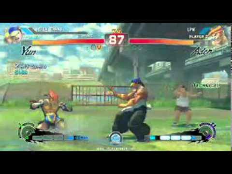 SSF4 AE: Hsien Chang (Yun) vs LPN (Adon) - Game 1 (NCR 9)