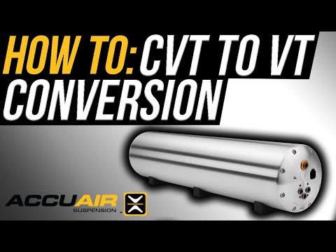 HOW TO: CONVERT Accuair CVT to VT!