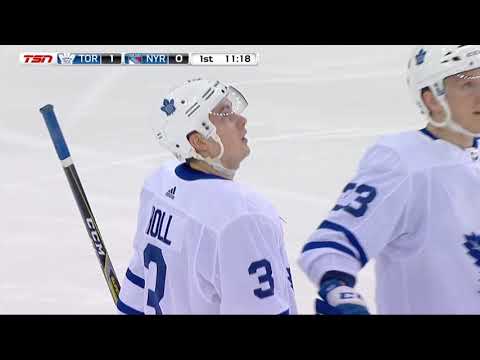 Justin Holl Goal (2): TOR 1 @ NYR 0 01/02/18