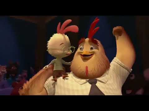 Chicken Little festejando con musica de one punch man