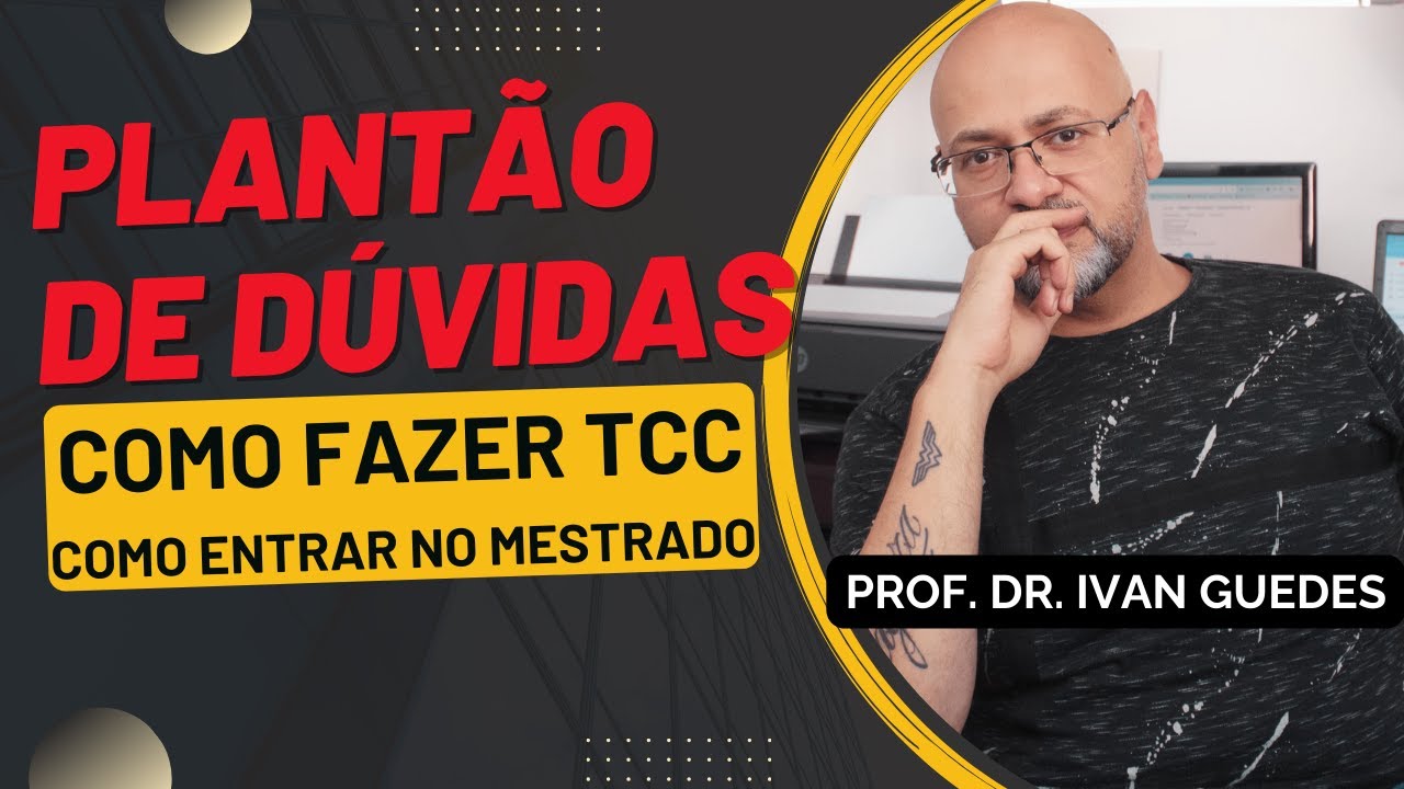 [🔴LIVE] 18/12/2024 - Como fazer um TCC - Como entrar no mestrado