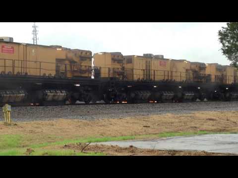 Loram Rail Grinder in action on NC RR Mainline