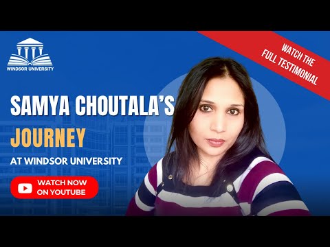 Student testimonial video