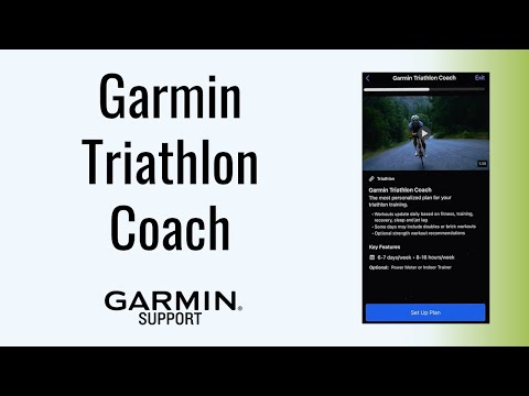 Garmin Triathlon Coach | Getting Started | Garmin Support