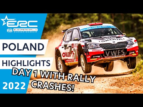 ERC Rally Highlights : ERC ORLEN 78th Rally Poland 2022 : Saturday with Nil Solans CRASH!