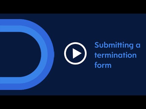 How to Submit a Termination Form in Dayforce