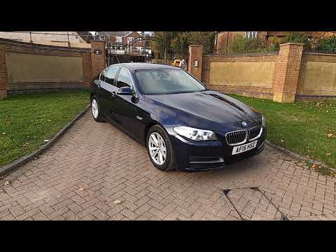 BMW 520d SE Saloon Blue Metallic 2015 Manual - Claridges Cars HD
