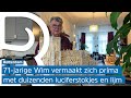 Wim begon te knutselen met lucifers als noodgreep en het liep uit op een replica van de Notre Dame
