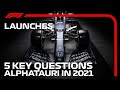 Can AlphaTauri Lead the Midfield? 5 Key Questions From The AT02 Launch