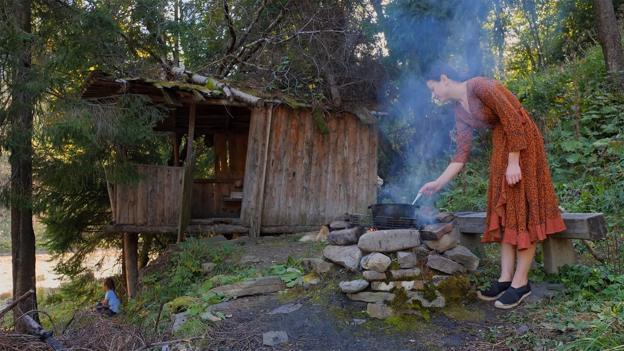 Inside a 100-Year-Old Mountain Hut: Campfire Cooking in the Wilderness