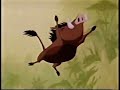 The Lion King 1994 Timon And Pumbaa Tv Spot