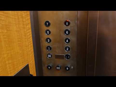 COOL VINTAGE "Modernized" Alpin-Otis Lexan Traction Elevators at Edifice Du Boulevard, Quebec, QC