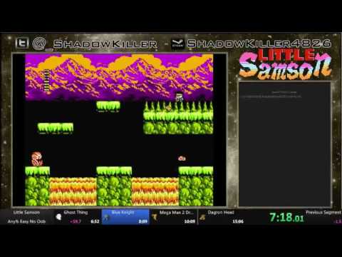 Little Samson Any% Easy No OOB, PB: 14:43, 6/18/16