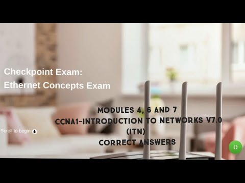 CCNA1-Introduction to Networks v7.0 (ITN) Module 4-7 Correct Answers