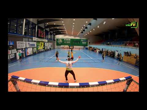 Viret CMC Zawiercie - Padwa Zamość 33:31 (15:16) - skrót meczu - ujęcia  zza bramki