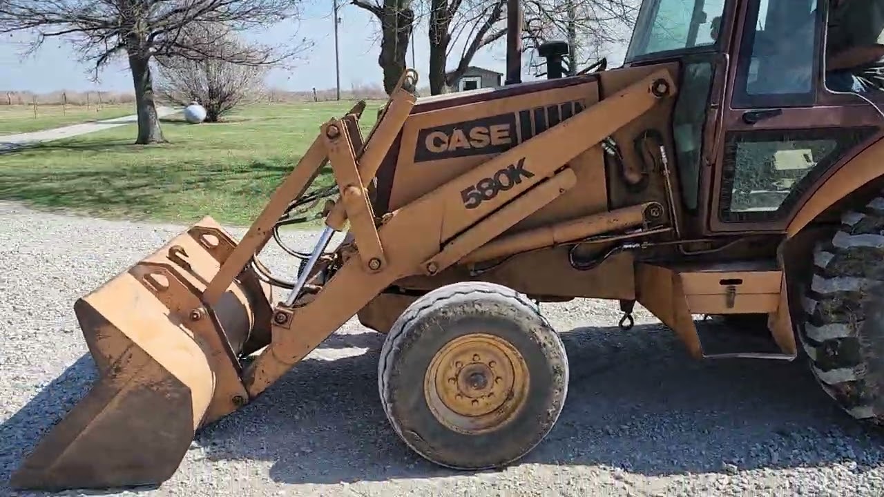 J I Case 580K Construction King Backhoe Loader