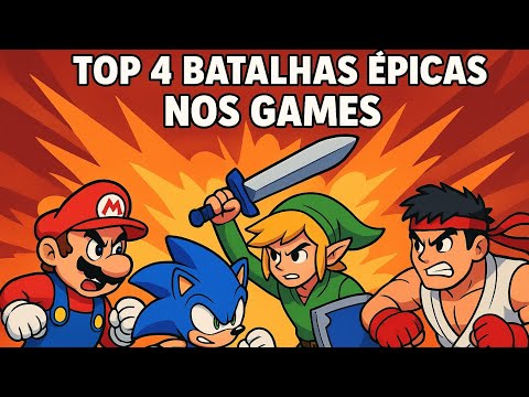 Top 4 batalhas marcantes nos games !