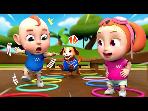 Family Fun Day Song + Excercise Song - Finger Family | Nursery Rhymes & Rosoo Kids Song