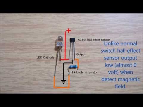 Hall effect sensor switch wiring diagram