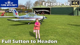 4K Flying With Matt - Headon Airfield - Bad Landing - Eurostar EV97 - NPPL - Microlight