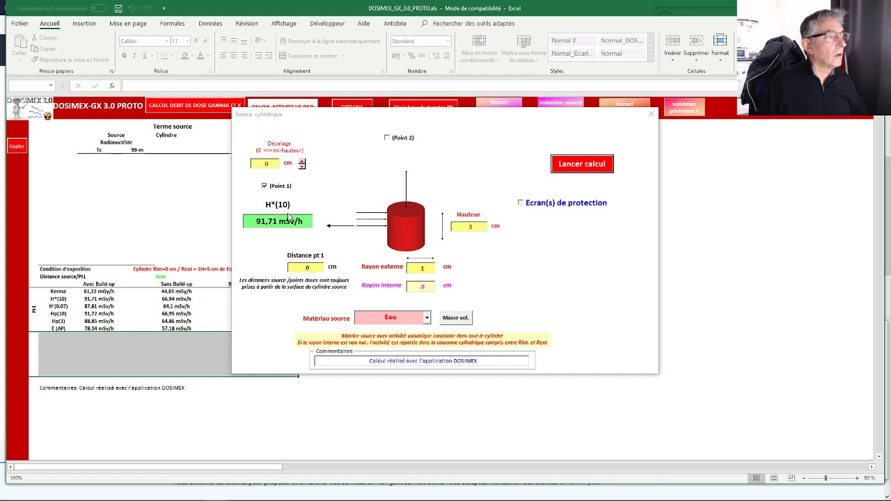 DOSIMEX-GX 3.2 · Émetteurs gamma
