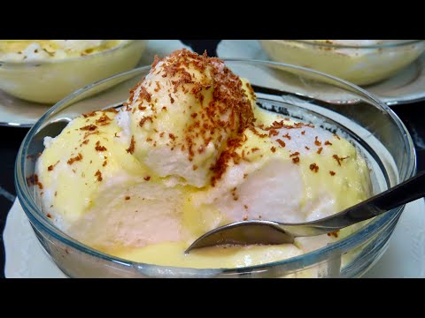 Ako Želite Dobar Paradižot, Zapišite Ovaj Recept! / Floating Island or île flottante-Perfect Dessert