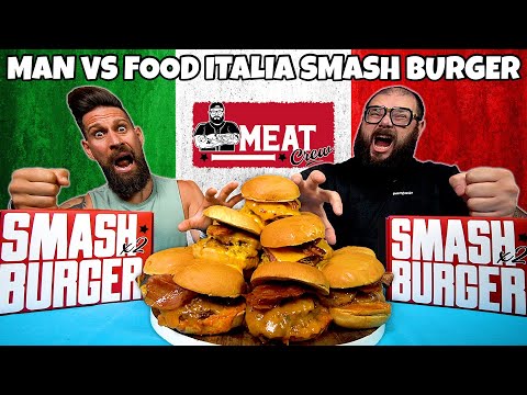 "MAN VS FOOD ITALIA" episodio SPECIALE - 5 KG di SMASH BURGER CHALLENGE