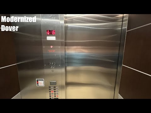 Tall Modernized Dover Traction Elevators @ 7911 Forsyth - Clayton, MO