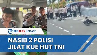 Nasib 2 Oknum Polisi yang Jilat Kue Ulang Tahun TNI, Dihukum Merayap dan Berakhir Dipecat