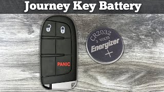 How To Replace A 2011 - 2020 Dodge Journey Fob Key Battery - Change Replacement Remote Batteries