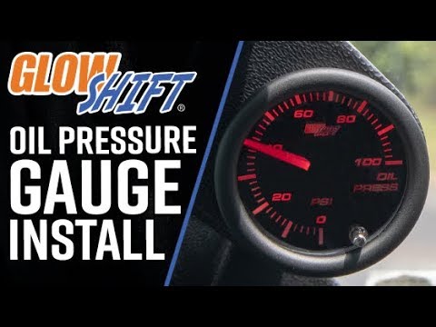 Installation | GlowShift 7 Color Series Oil Pressure Gauge for Cars and Trucks