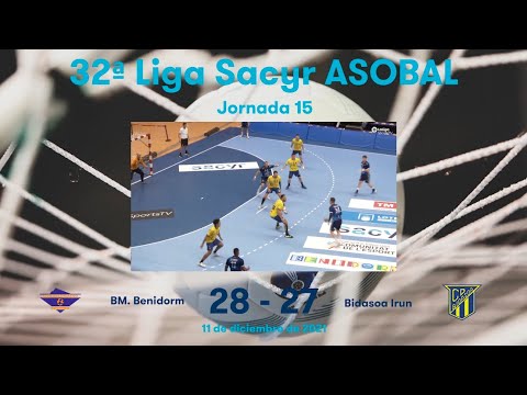 32ª Liga Sacyr ASOBAL J15: BM. Benidorm - Bidaosa Irun 28-27