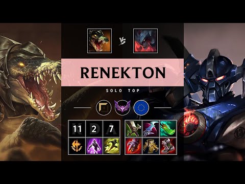 Renekton Top vs Aatrox - EUW Master Patch 25.16