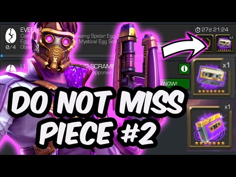 7 Star Stellar-Forged Starlord Piece #2 CHASE IS HERE DO NOT MISS IT!! - Marvel Contest of Champions