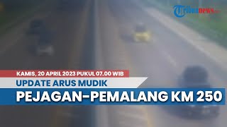 Pantauan Arus Mudik Lebaran 2023, Tol Pejagan-pemalang KM 250 Lancar