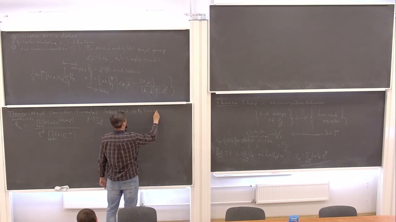 Lie Algebras and Their Representations. Class 12. Ilyin A.