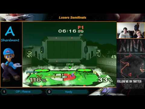 AShardment | OP | Reeve(Marth) vs Yordy(Fox) Losers Semis