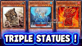 THE MOST TOXIC LOCKDOWN IN MASTER DUEL! 💀 TRIPLE STATUES STUN ! Anti-Meta Deck [Master Duel]